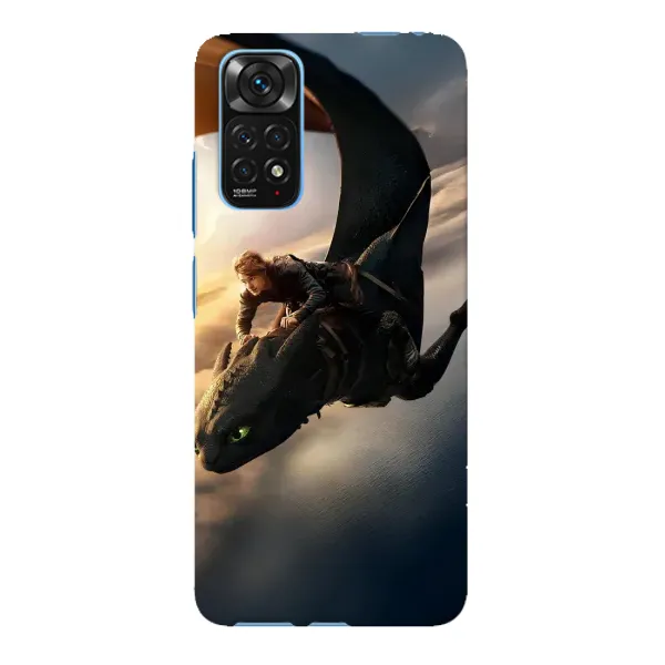 Чехол с рисунком «Полет Беззубика» для Xiaomi Redmi Note 11E Pro Чехол с рисунком «Полет Беззубика» для Xiaomi Redmi Note 11E Pro