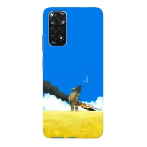 Чехлы на военную тематику для Xiaomi Redmi Note 11E Pro (Попадание)