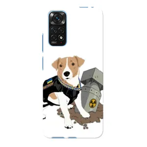 Чехол с принтом Собаки Патрон для Xiaomi Redmi Note 11E Pro (Пёс Патрон с ракетой)