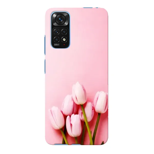 Чехол с рисунком «Розовые тюльпаны» для Xiaomi Redmi Note 11E Pro Чехол с рисунком «Розовые тюльпаны» для Xiaomi Redmi Note 11E Pro