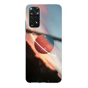 Чехол (ТПУ) с планетами на Xiaomi Redmi Note 11E Pro (Сатурн)