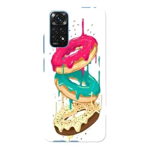 Чехол с изображением  вкусной еды для Xiaomi Redmi Note 11E Pro (Сочные пончики)