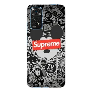 Чехол с Брендами одежды на Редми Нот 11Е Про (Supreme Маус)