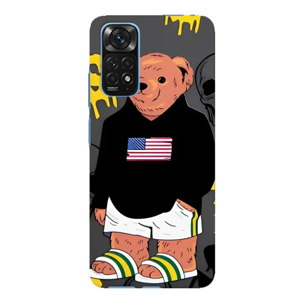 Чехол с рисунком «Teddy USA» для Xiaomi Redmi Note 11E Pro Чехол с рисунком «Teddy USA» для Xiaomi Redmi Note 11E Pro