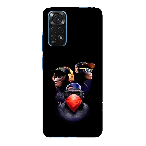 Чехол с рисунком «Три обезьяны» для Xiaomi Redmi Note 11E Pro Чехол с рисунком «Три обезьяны» для Xiaomi Redmi Note 11E Pro