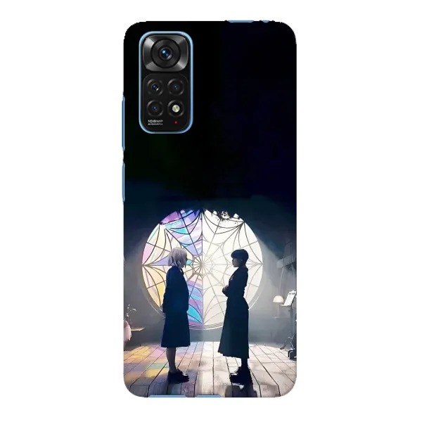 Чехол с рисунком «Уэнсдей и Энди» для Xiaomi Redmi Note 11E Pro Чехол с рисунком «Уэнсдей и Энди» для Xiaomi Redmi Note 11E Pro