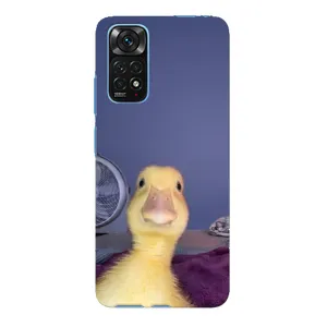 Бампер с принтом Мемы для Xiaomi Redmi Note 11E Pro (Утка)