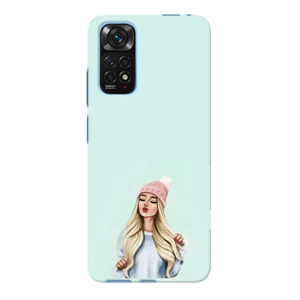 Чехол с рисунком «В шапке» для Xiaomi Redmi Note 11E Pro Чехол с рисунком «В шапке» для Xiaomi Redmi Note 11E Pro
