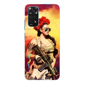 ЗСУ Чехлы (TPU) для Xiaomi Redmi Note 11E Pro (Женщина солдат)
