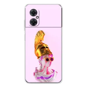 Чехол с Прикольным принтом на Xiaomi Redmi Note 11R (АРТ Статуя)