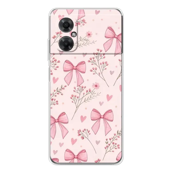 Чехол с рисунком «Банты с цветами» для Xiaomi Redmi Note 11R Чехол с рисунком «Банты с цветами» для Xiaomi Redmi Note 11R