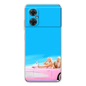 Силіконовый Чохол Барбі фільм на Xiaomi Redmi Note 11R (Барбі і Кен)