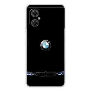 Силіконовий бампер з картинкою машини на Xiaomi Redmi Note 11R (Чорний BMW)