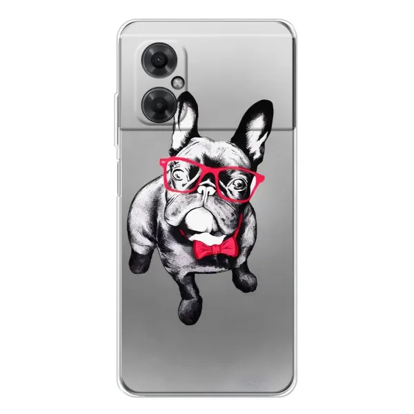 Чехол с рисунком «Бульдог в очках» для Xiaomi Redmi Note 11R Чехол с рисунком «Бульдог в очках» для Xiaomi Redmi Note 11R
