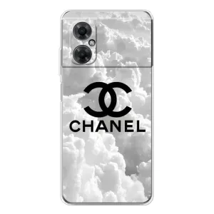 Чехол с Брендами одежды на Редми Ноут 11р (CHANEL)