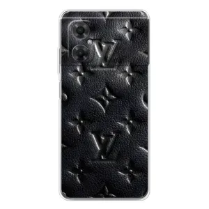 Текстурний Чохол Louis Vuitton для Редмі Ноут 11р (Чорний ЛВ)