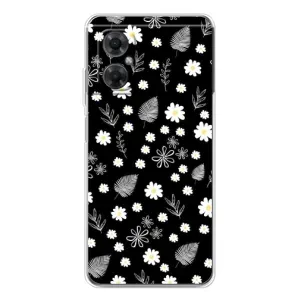 Чехлы с тематикой "ЦВЕТЫ" на Xiaomi Redmi Note 11R (цветение на чорном)