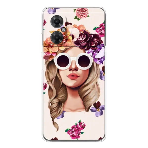Чехол с рисунком «Девушка в очках» для Xiaomi Redmi Note 11R Чехол с рисунком «Девушка в очках» для Xiaomi Redmi Note 11R