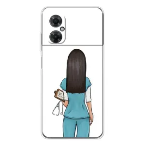 Силіконовий бампер (Працівники) на Xiaomi Redmi Note 11R (Лікар)