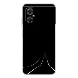 Чехол с картинками на черном фоне для Xiaomi Redmi Note 11R (Дорога)