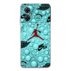 Силіконовый Чохол Nike Air Jordan на Редмі Ноут 11р (Джордан Найк)