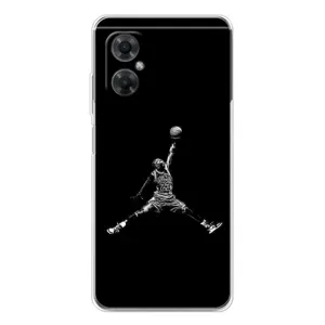 Силіконовый Чохол Nike Air Jordan на Редмі Ноут 11р (Джордан)