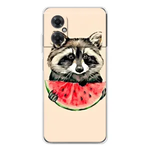 Силіконовий Чохол з Энотами на Xiaomi Redmi Note 11R (Єнот)