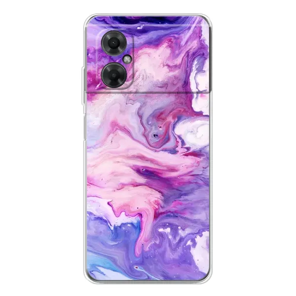 Чехол с рисунком «Фиолетовый мрамор» для Xiaomi Redmi Note 11R