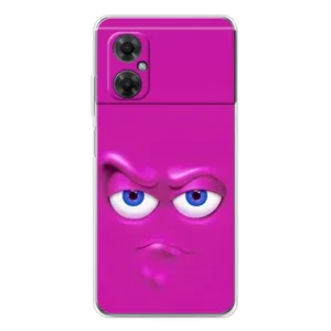 Силиконовые Чехлы (смешные стикеры) для Xiaomi Redmi Note 11R (Хитрая мордочка)