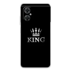 Чехол (Корона на чёрном фоне) для Редми Ноут 11р (KING)