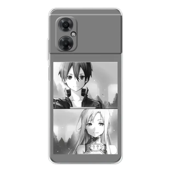 Чехол с рисунком «Кирито-Асуна» для Xiaomi Redmi Note 11R Чехол с рисунком «Кирито-Асуна» для Xiaomi Redmi Note 11R