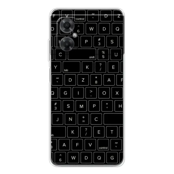 Чехол с рисунком «Клавиатура» для Xiaomi Redmi Note 11R Чехол с рисунком «Клавиатура» для Xiaomi Redmi Note 11R