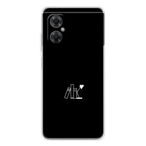 Чехол с картинками на черном фоне для Xiaomi Redmi Note 11R (Книжки)