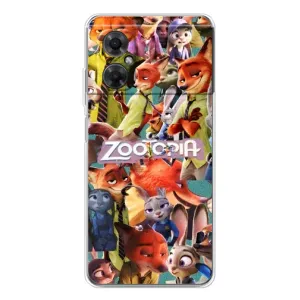 Силіконовий чохол з принтом Зоотрополіс для Xiaomi Redmi Note 11R (Колаж героїв)
