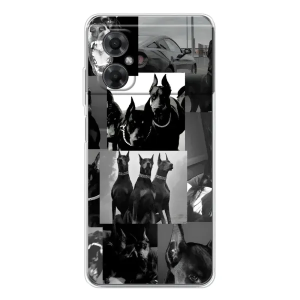 Чехол с рисунком «Коллаж Доберман» для Xiaomi Redmi Note 11R Чехол с рисунком «Коллаж Доберман» для Xiaomi Redmi Note 11R