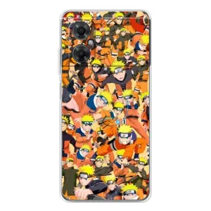 Чехлы с принтом Наруто на Xiaomi Redmi Note 11R (Коллаж Наруто)
