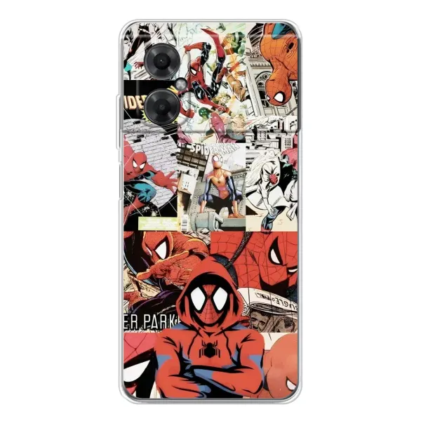 Чехол с рисунком «Комикс Паука» для Xiaomi Redmi Note 11R Чехол с рисунком «Комикс Паука» для Xiaomi Redmi Note 11R