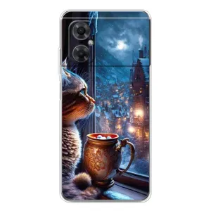 Чехлы на Новый Год Xiaomi Redmi Note 11R (Кот новогодний)