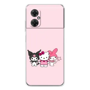 Чехол с персонажем Куроми на Xiaomi Redmi Note 11R (Куроми Мелоди Китти)