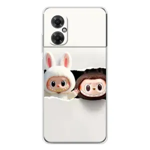 Чохол з принтом Лабубу для Xiaomi Redmi Note 11R (Фігурки Labubu)