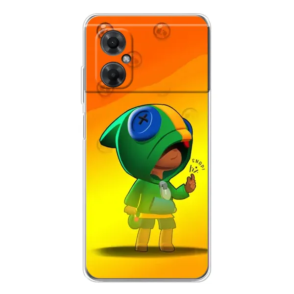 Чехол с рисунком «LEON в кофте» для Xiaomi Redmi Note 11R Чехол с рисунком «LEON в кофте» для Xiaomi Redmi Note 11R