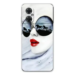 Чехол с картинкой Модные Девчонки Xiaomi Redmi Note 11R (Любительница коней)