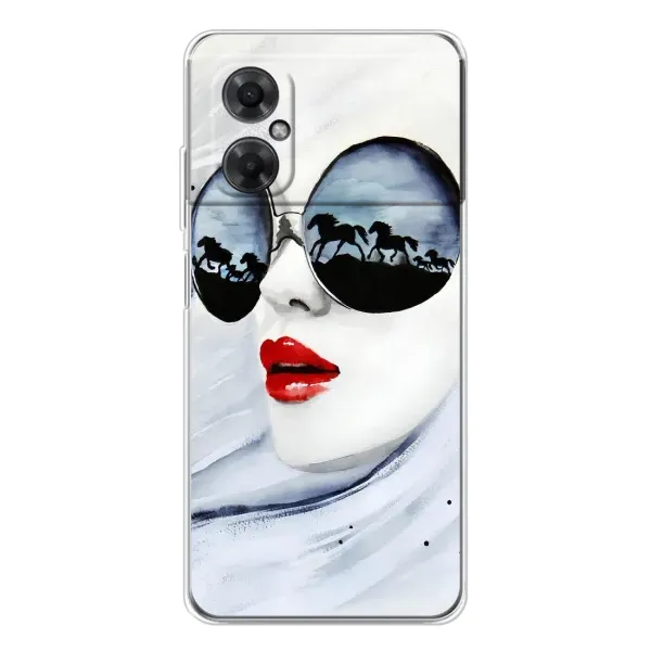 Чехол с рисунком «Любительница коней» для Xiaomi Redmi Note 11R Чехол с рисунком «Любительница коней» для Xiaomi Redmi Note 11R