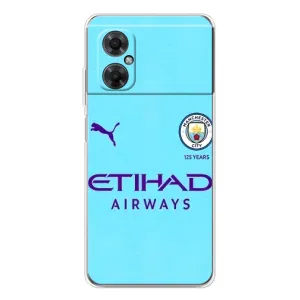 Силиконовые Чехлы принт Футбол на Xiaomi Redmi Note 11R (Man City)