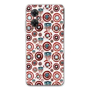 Купить Чехол с Щитом Капитана Америки на Xiaomi Redmi Note 11R