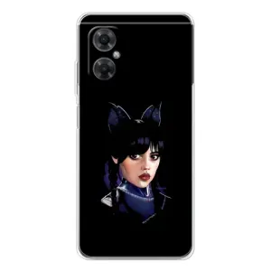Чохол з картинкою Венсдей на Xiaomi Redmi Note 11R (Мила Венсдей)