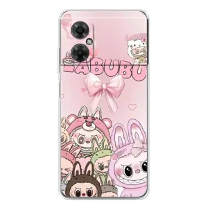 Чохол з принтом Лабубу для Xiaomi Redmi Note 11R (Монстри Лабубу)