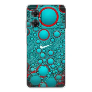 Силиконовый Чехол на Xiaomi Redmi Note 11R с картинкой Nike (Найк зеленый)