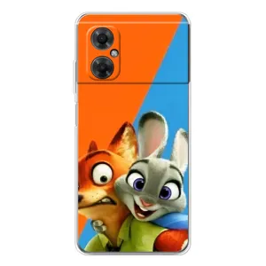 Чехлы ЗВЕРОПОЛИС для Xiaomi Redmi Note 11R (Ник и Хопс)