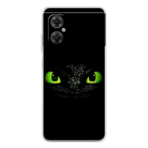 Чехол дракон Беззубик для Xiaomi Redmi Note 11R (Глаза Беззубика)